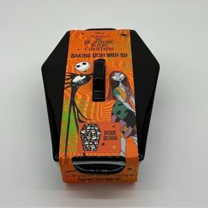 NEW!!! Disney The Nightmare Before Christmas Baking Dish With Lid